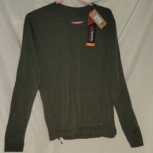 Mens Cycling Loose Fit Polartec Longsleeve Jersey Casual Style Medium